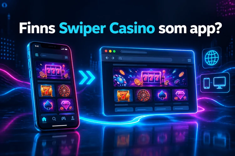 Finns Swiper Casino som app?