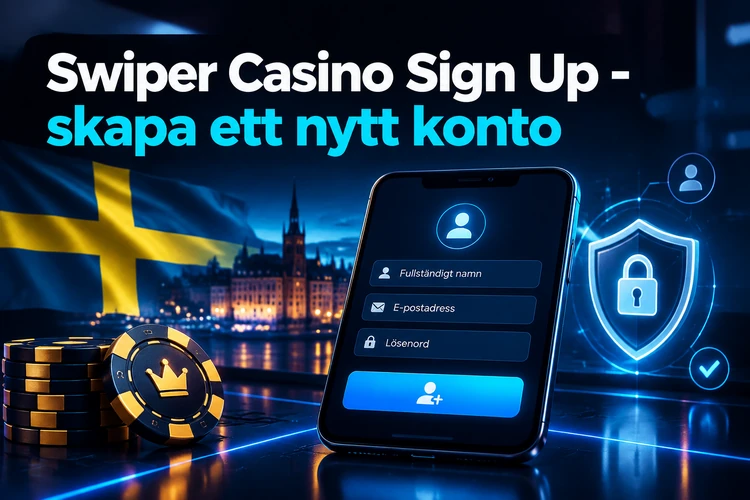 Swiper Casino Sign Up - skapa ett nytt konto